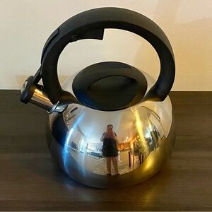 Farberware 2 Quart Tea Kettle Brushed Stainless Steel Classic